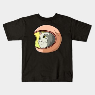 Badass Astronaut Space Cat Kids T-Shirt
